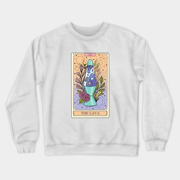 The Lava - Tarot Card Crewneck Sweatshirt by Nightly Crafter